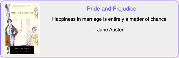 Happiness in Marriage is entirely a matter of chance - Jane Austen
